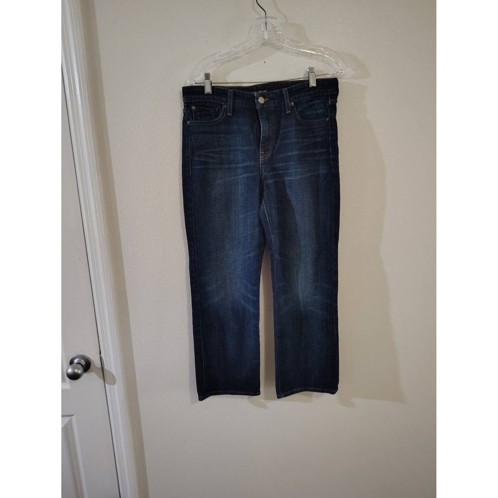 Lucky Brand Dark Wash Straight Leg Jeans Womens 8/29 Blue Denim Classic 5 Pocket